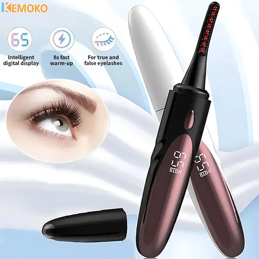 Electric Heated Eyelash Curler USB Rechargeable | 4 Temperature Modes | Long-Lasting Curl