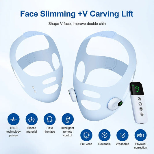 V-Line Face Slimming Strap & Double Chin Massager